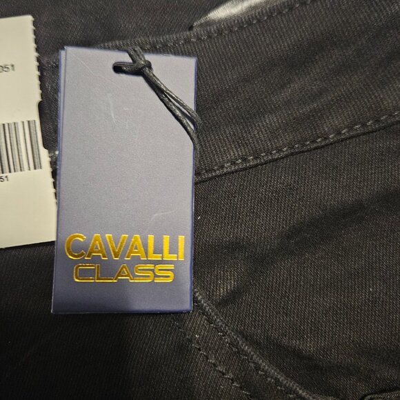 NWT Roberto Cavalli Distressed Jeans Mid Rise Size 32 - Picture 4 of 15